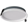 28W LED įleidžiamas šviestuvas XEVO ROUND, matinės baltos sp., 3000/4000/6000K