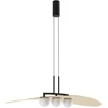 28W LED pakabinamas šviestuvas CODY, juodos/baltos/aukso sp., 3000K, 01-3290