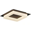 Lubinis šviestuvas 28W LED paviršinis šviestuvas PERIMETRO, juodas, 3000/4000/6500K