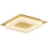 Lubinis šviestuvas 28W LED paviršinis šviestuvas PERIMETRO, matinės aukso sp., 3000/4000/6500K