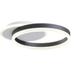 Lubinis šviestuvas 28W LED paviršinis šviestuvas TARA, juodos/baltos sp., 3000/4000/6000K