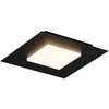 Lubinis šviestuvas 28W LED paviršinis šviestuvas TATAMI, juodas, 3000/4000/6500K