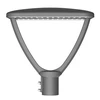 29/25/20/15W LED gatvės šviestuvas URBAN LANTERN, pilkas, 2200/2700K, 135x85°, IP66