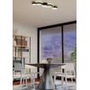 Lubinis šviestuvas 29W LED paviršinis šviestuvas CRONOS, juodas, 3000K, dimeriuojamas, 01-2535