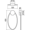 29W LED sieninis šviestuvas LEO, baltas, 3000/4000K, dimeriuojamas, 01-3294