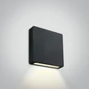 2W LED įleidžiamas sieninis lauko šviestuvas, juodas, 3000K, 68074A/B/W