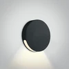 2W LED įleidžiamas sieninis lauko šviestuvas, juodas, 3000K, 68074/B/W