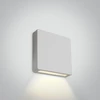 2W LED įleidžiamas sieninis lauko šviestuvas, baltas, 3000K, 68074A/W/W