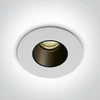 2W LED įleidžiamas šviestuvas, baltas, 4000K, 10102H/W/C