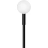 2W LED įsmeigiamas/pastatomas šviestuvas LINFA O 120, juodas, 3000K
