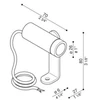 2W LED lauko šviestuvas CNC 35 2.0, antracito sp., 2200K, dimeriuojamas