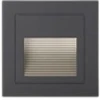 Sieninis šviestuvas 2W LED sieninis įleidžiamas šviestuvas XGHOST, matinės juodos sp., 3000K, IP65