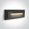 2W LED sieninis šviestuvas, antracito sp., 2700/3300/4000K, IP65, 67388C/AN/V