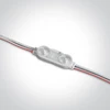 2x0,5W/5W/m LED modulis, IP65, tiekiamas 50 vnt. grandinėje, bendras ilgis 10m., 7840B/D
