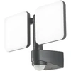 2x10W LED prožektorius su judesio davikliu SAT, antracito sp., 4000K, IP54