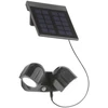 2x1,5W LED prožektorius su saulės baterija ir judesio davikliu SHIVA, antracito sp., IP54
