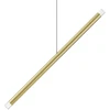 2x1W LED pakabinamas šviestuvas A-TUBE NANO DUO, aukso sp., 2700K, dimeriuojamas
