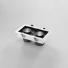 2x20W LED įleidžiamas šviestuvas APOLLO, juodas, 3000K