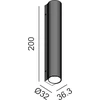 2x3,3W LED sieninis šviestuvas TUB S 200 RIB, baltas, 3000K, 60°, šviečia į viršų ir į apačią