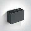 2x3W LED sieninis šviestuvas, antracito sp., 3000K, 67374/AN/W