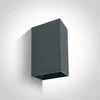 2x3W LED sieninis šviestuvas, antracito sp., 3000K, 67398A/AN/W