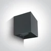 2x3W LED sieninis šviestuvas, antracito sp., 3000K, 67398C/AN/W