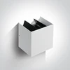 2x3W LED sieninis šviestuvas, baltas, 3000K, 67340A/W/W