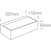 2x4,5W LED sieninis šviestuvas, antracito sp., 3000K, 67362C/AN/W