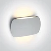 2x6W LED sieninis šviestuvas, baltas, 3000K, 67378A/W/W