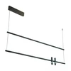 2x7W+20W LED pakabinamas šviestuvas, juodas, 3000K, 23251
