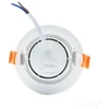 3/5/7W LED įleidžiamas pakreipiamas šviestuvas BRINO, baltas, 3000/4000/6500K