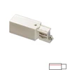 3 fazių bėgelių kairysis sujungimas, baltas, 6CON411601IB