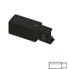 3 fazių bėgelių kairysis sujungimas, juodas, 6CON411601IN