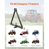 VEVOR Trijų taškų 5 cm prikabinimo adapteris 2721 kg talpos