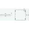 30,3W LED panelė NAOS SQUARE MPR, 60x60cm, balta, 4000K
