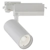 30W LED akcentinis šviestuvas į 3 fazių bėgelius HERCULES, baltas, 3000K, 3913-012W-3-S-24