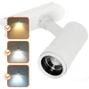 30W LED akcentinis šviestuvas į 3 fazių bėgelius NEXTRACK VISION, baltas, 3000/4000/5000K, 30-60°