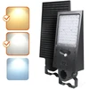30W LED gatvės šviestuvas su saulės baterija STREET, juodas, 3000/4000K, su judesio davikliu, IP65, 140x70°