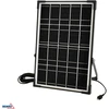 30W LED įkraunamas prožektorius su saulės baterija ir judesio davikliu, juodas, 4000K, IP65