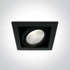 30W LED įleidžiamas pakreipiamas šviestuvas, juodas, 4000K, 51130/B/C