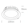 30W LED įleidžiamas šviestuvas, baltas, 3000/4000/5000K, IP65, 10130BX/W/V