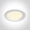 30W LED įleidžiamas šviestuvas, baltas, 3000-4000K-6000K, 10130UV/W/V
