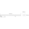 30W LED linijinis šviestuvas į 3 fazių bėgelį, baltas, 3000/3500/4000K, 65664AT/W/V