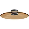 30W LED lubinis šviestuvas, juodos/rudos sp., 2700/3000K, dimeriuojamas, 25268