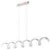 30W LED pakabinamas šviestuvas HELIX, baltos/sidabro sp., 3000K