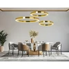 30W LED pakabinamas šviestuvas RING LUXURY 50, aukso sp., 3000K