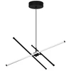30W LED pakabinamas šviestuvas SANDY, juodas, 3000K, 4307000