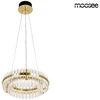 30W LED pakabinamas šviestuvas SATURNUS, aukso sp., 3000K