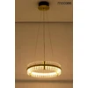 30W LED pakabinamas šviestuvas SATURNUS, aukso sp., 3000K