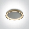 Lubinis šviestuvas 30W LED plafonas, šlifuoto aukso sp., 2700/3000/4000K, dimeriuojamas, 62130L/BGL/V